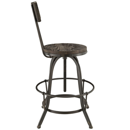 Procure 4 Piece Dining Barstool Set, Black Metal