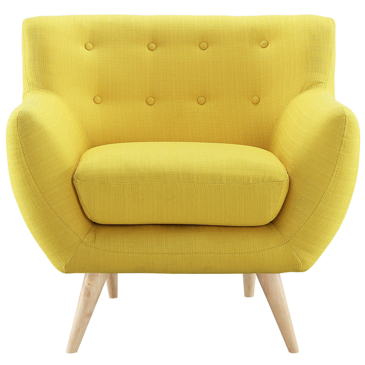 Remark Armchair, Yellow Fabric