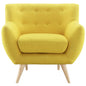 Remark Armchair, Yellow Fabric
