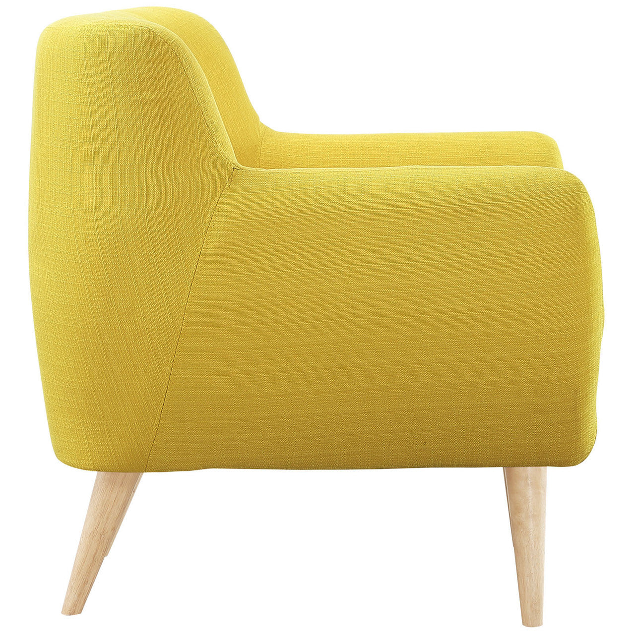 Remark Armchair, Yellow Fabric