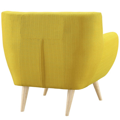 Remark Armchair, Yellow Fabric