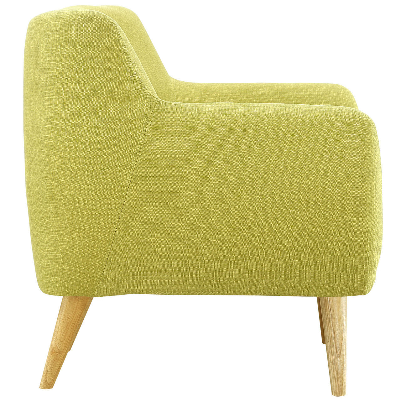 Remark Armchair, Green Fabric
