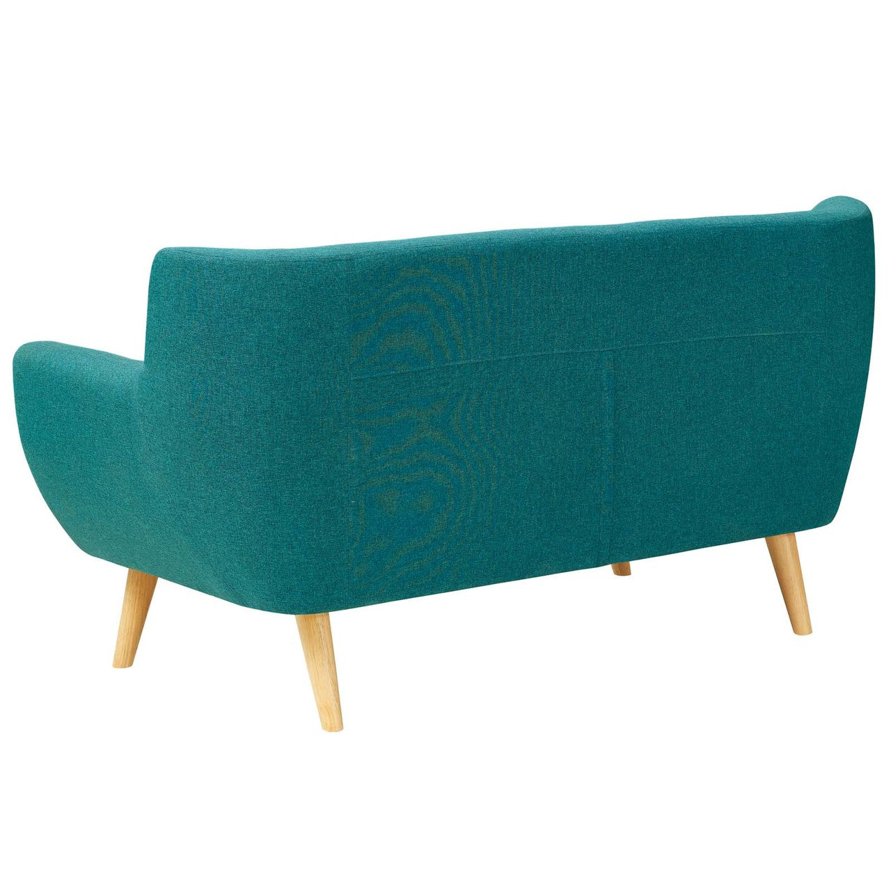 Remark Upholstered Fabric Loveseat, Fabric, Aqua Blue 13287