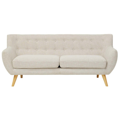 Remark Upholstered Fabric Sofa, Fabric, Beige 13288