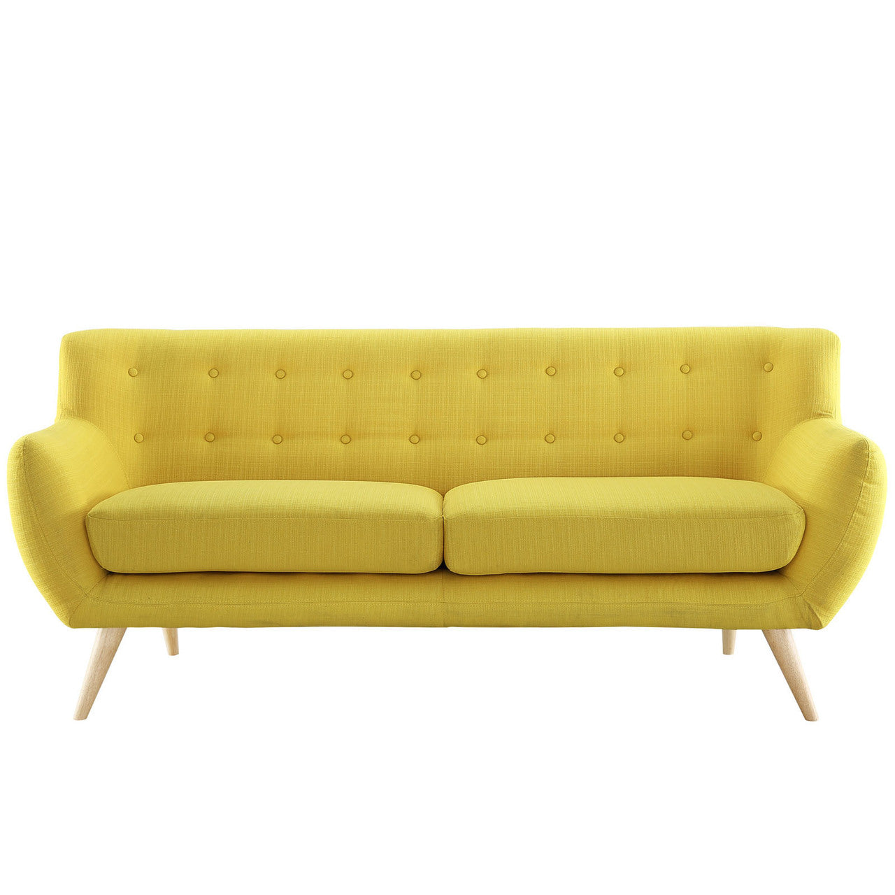 Remark Sofa, Yellow Fabric