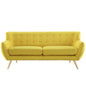 Remark Sofa, Yellow Fabric