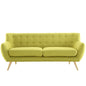 Remark Sofa, Green Fabric