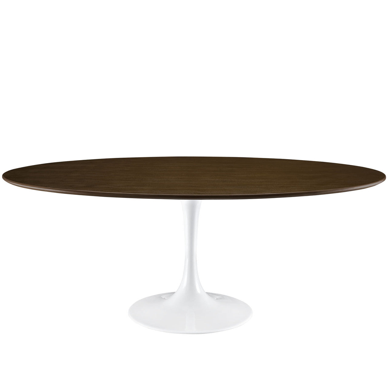 Lippa 78" Wood Dining Table, Brown Steel Wood