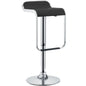 LEM Vinyl Bar Stool in Black