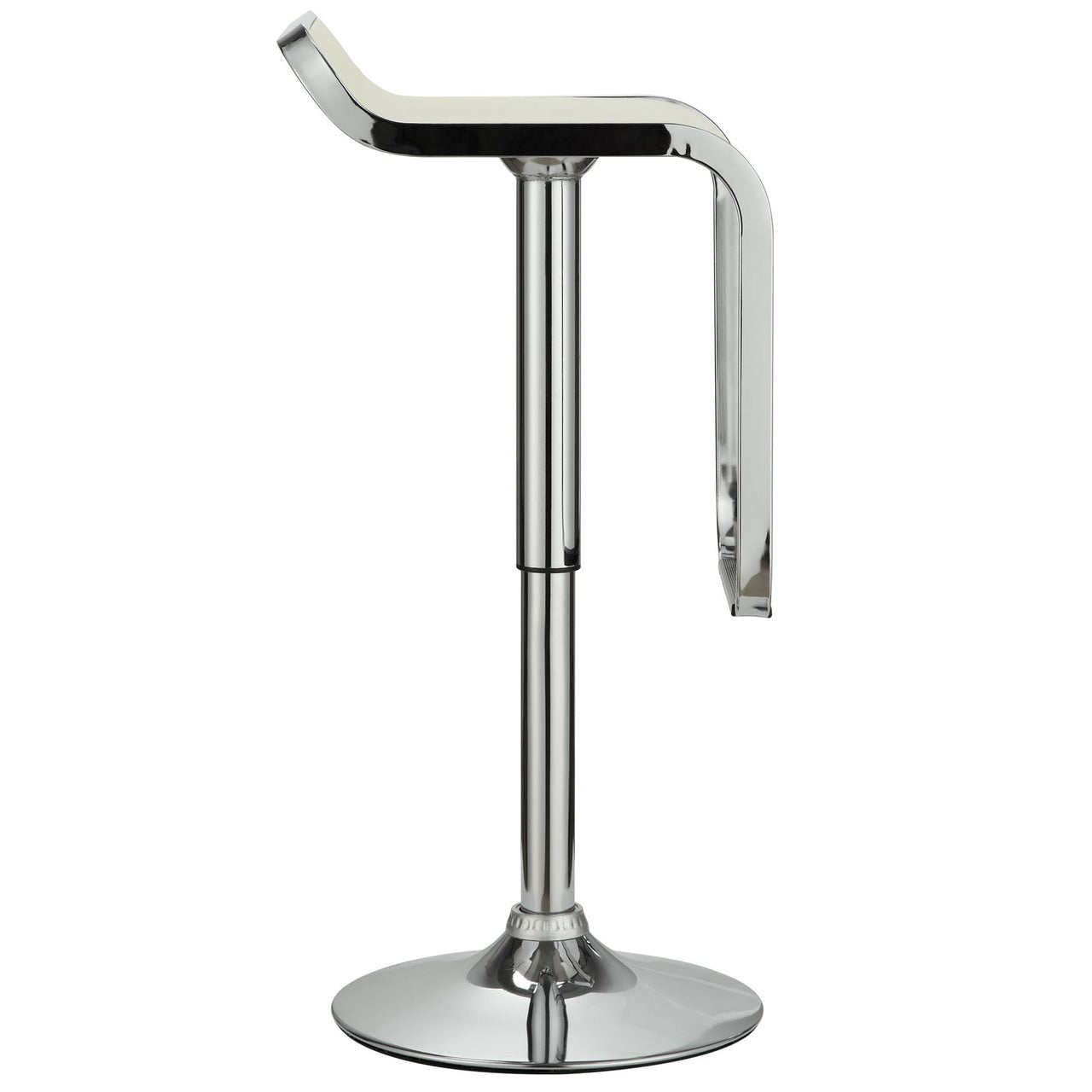 LEM Vinyl Bar Stool in White