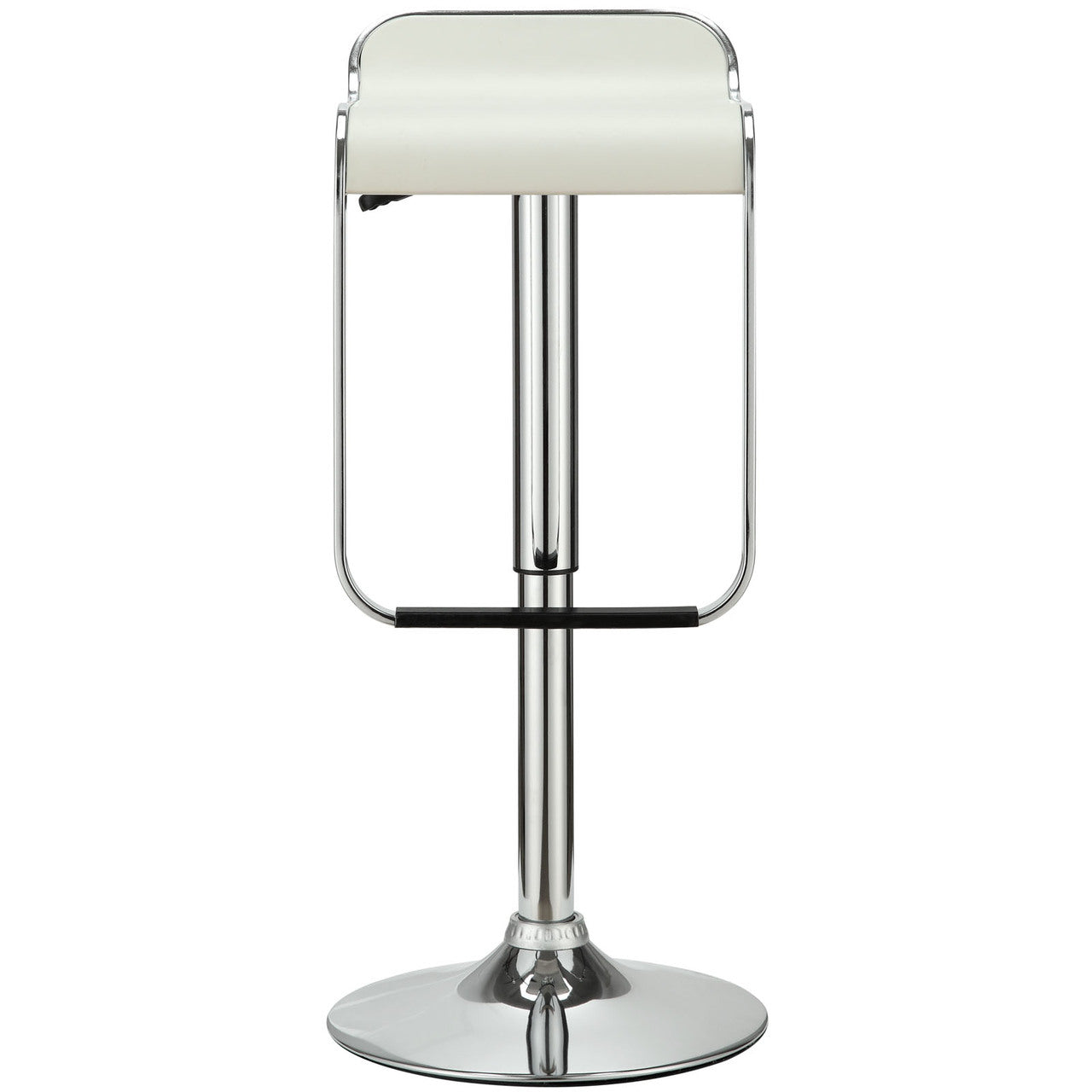 LEM Vinyl Bar Stool in White