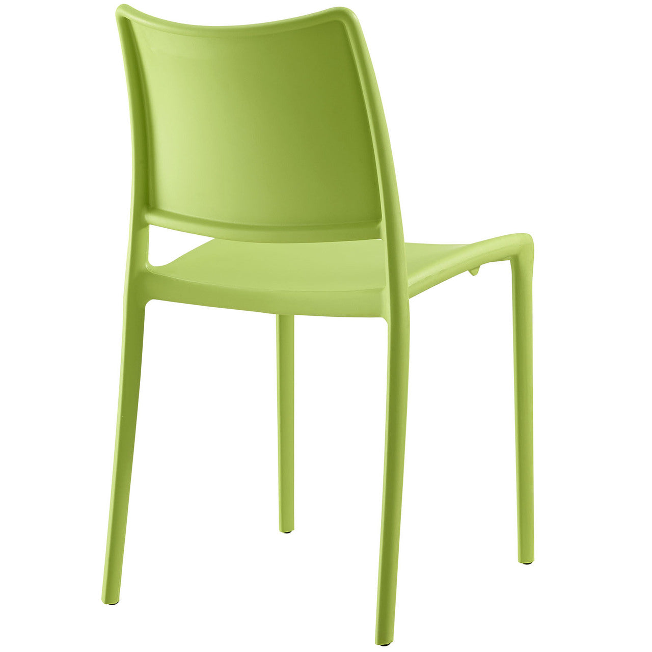 Hipster Dining Side Chair (Indoor and Outdoor), Green, Plastic