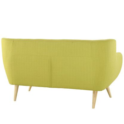 Remark Two PCS Living Room Set, Green, Fabric, Plywood 1785