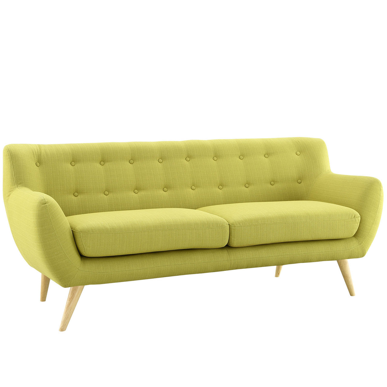 Remark Two PCS Living Room Set, Green, Fabric, Plywood 1785