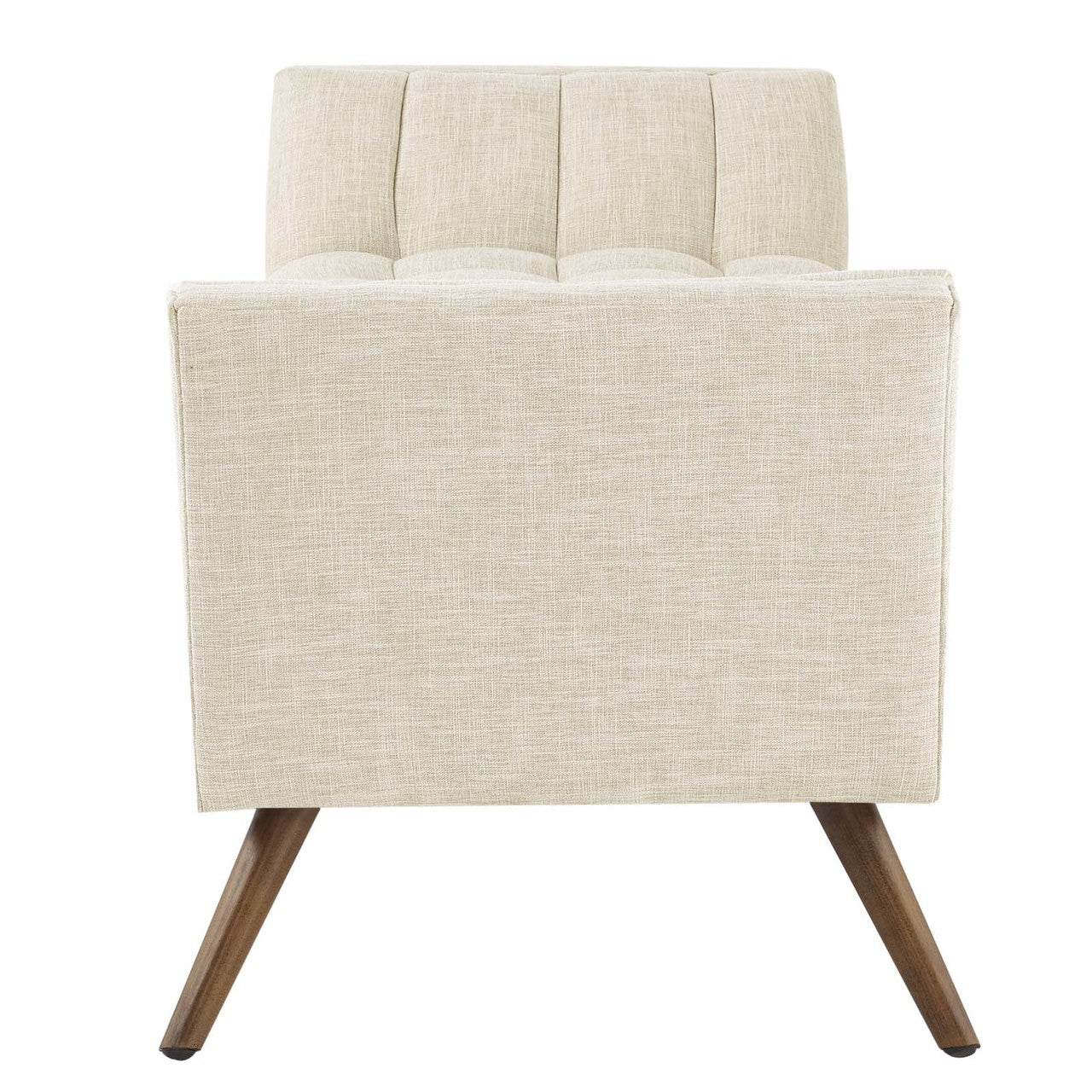 Response Medium Upholstered Fabric Bench, Fabric, Beige 13306
