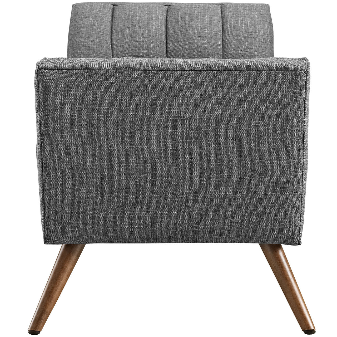 Response Medium Fabric Bench, Grey, Fabric
