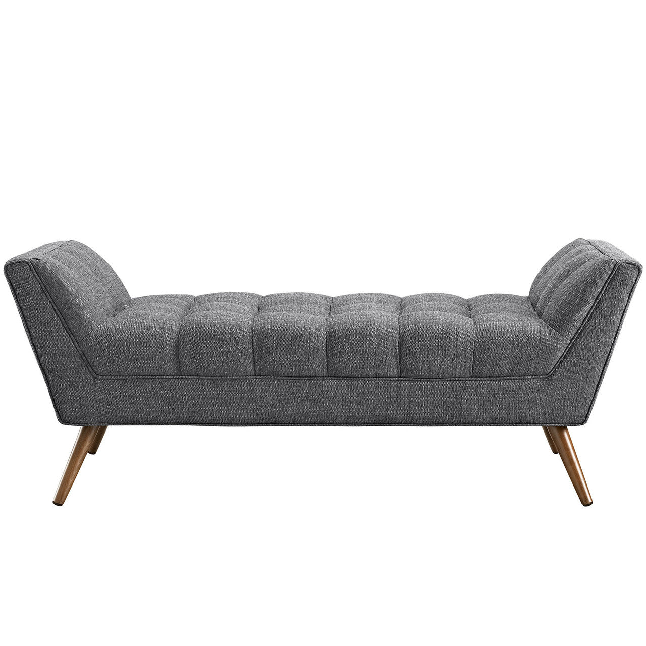 Response Medium Fabric Bench, Grey, Fabric