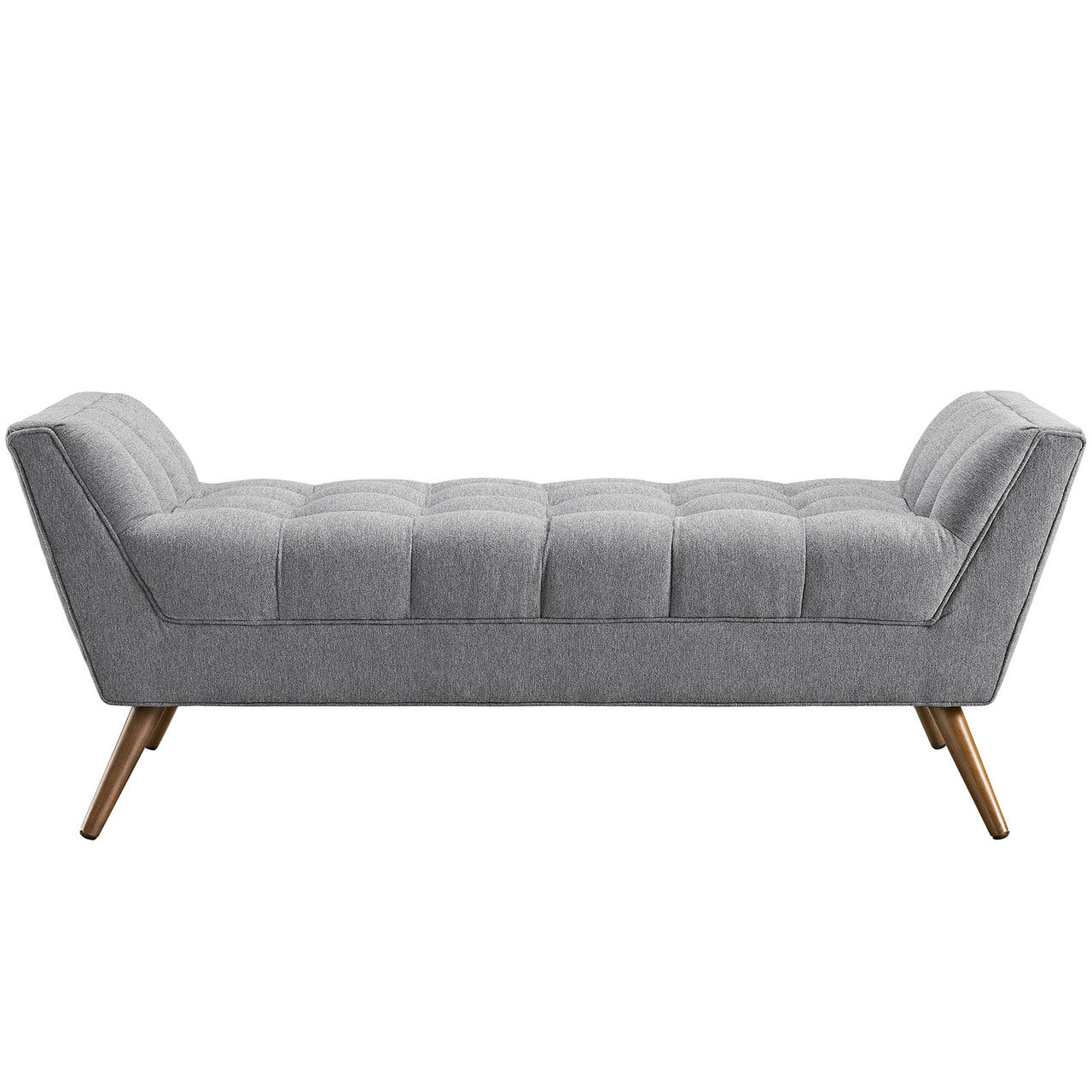 Response Medium Fabric Bench, Fabric, Grey