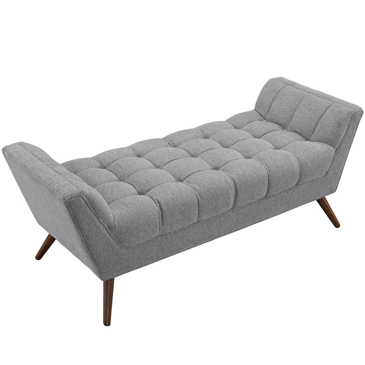 Response Medium Fabric Bench, Fabric, Grey