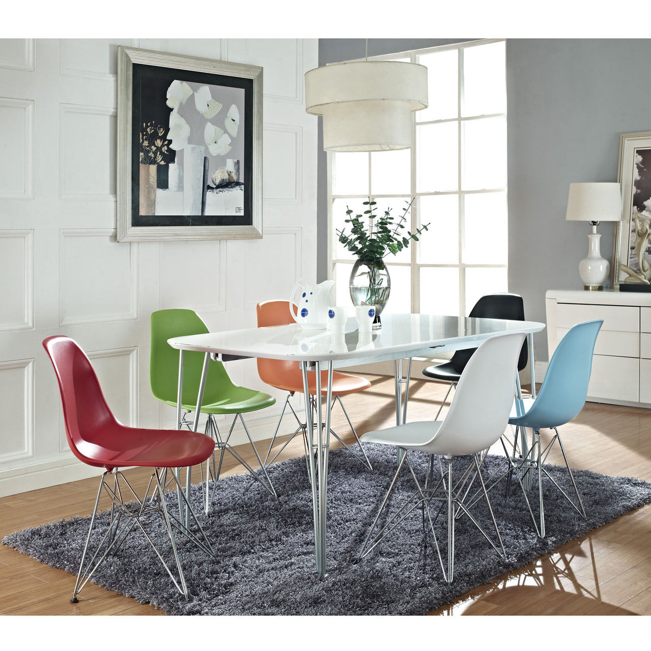 Paris Dining Side Chair in Black