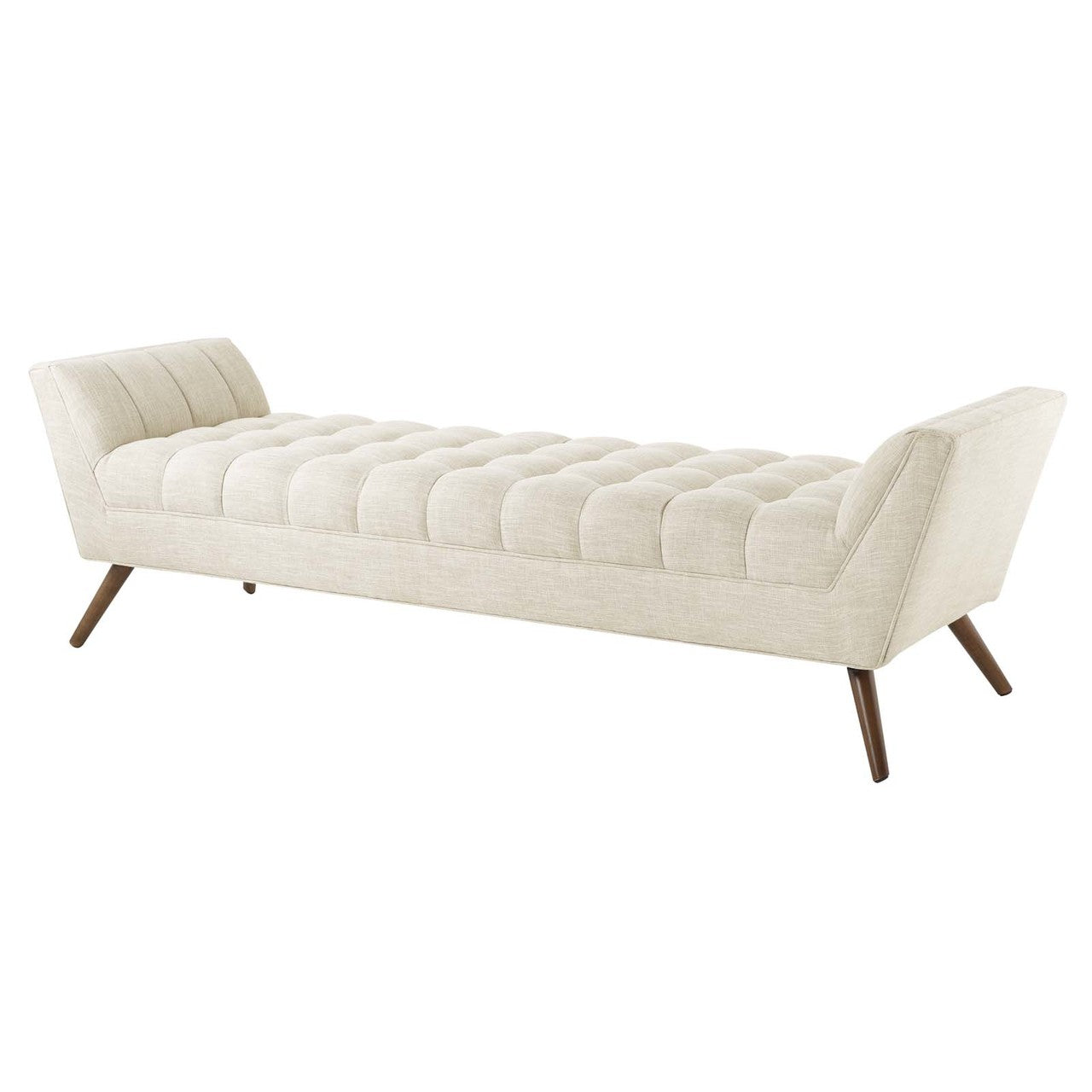Response Upholstered Fabric Bench, Fabric, Beige 13308