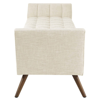 Response Upholstered Fabric Bench, Fabric, Beige 13308