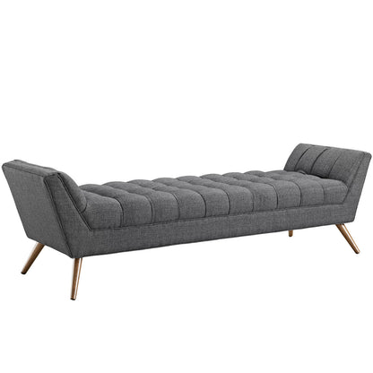 Response Fabric Bench , Grey, Fabric