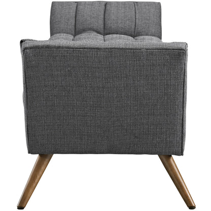 Response Fabric Bench , Grey, Fabric