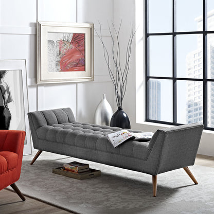Response Fabric Bench , Grey, Fabric