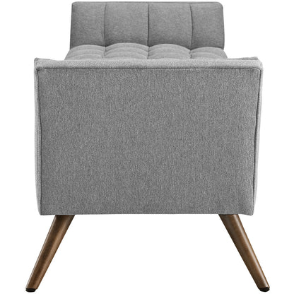 Response Fabric Bench , Fabric, Grey