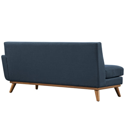 Engage Right-Arm Loveseat , Navy, Fabric