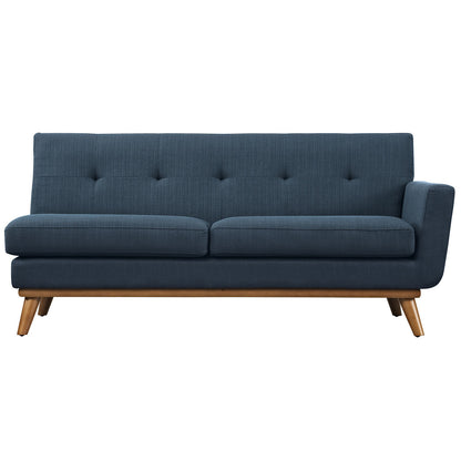 Engage Right-Arm Loveseat , Navy, Fabric