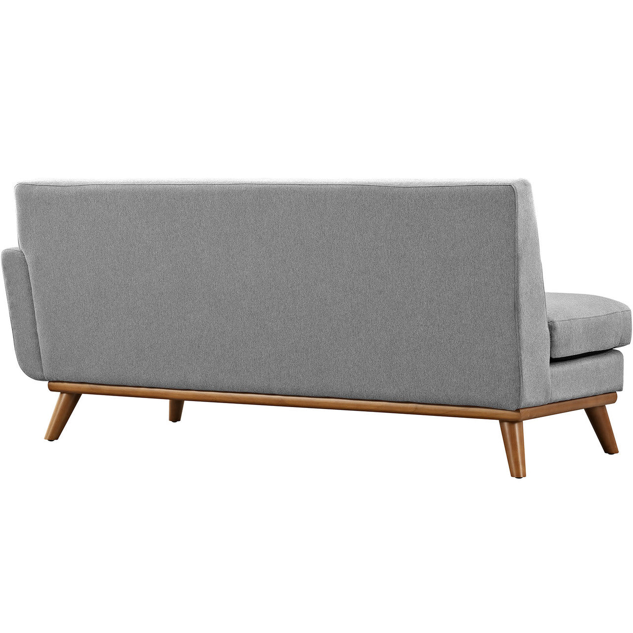 Engage Right-Arm Loveseat , Fabric, Grey