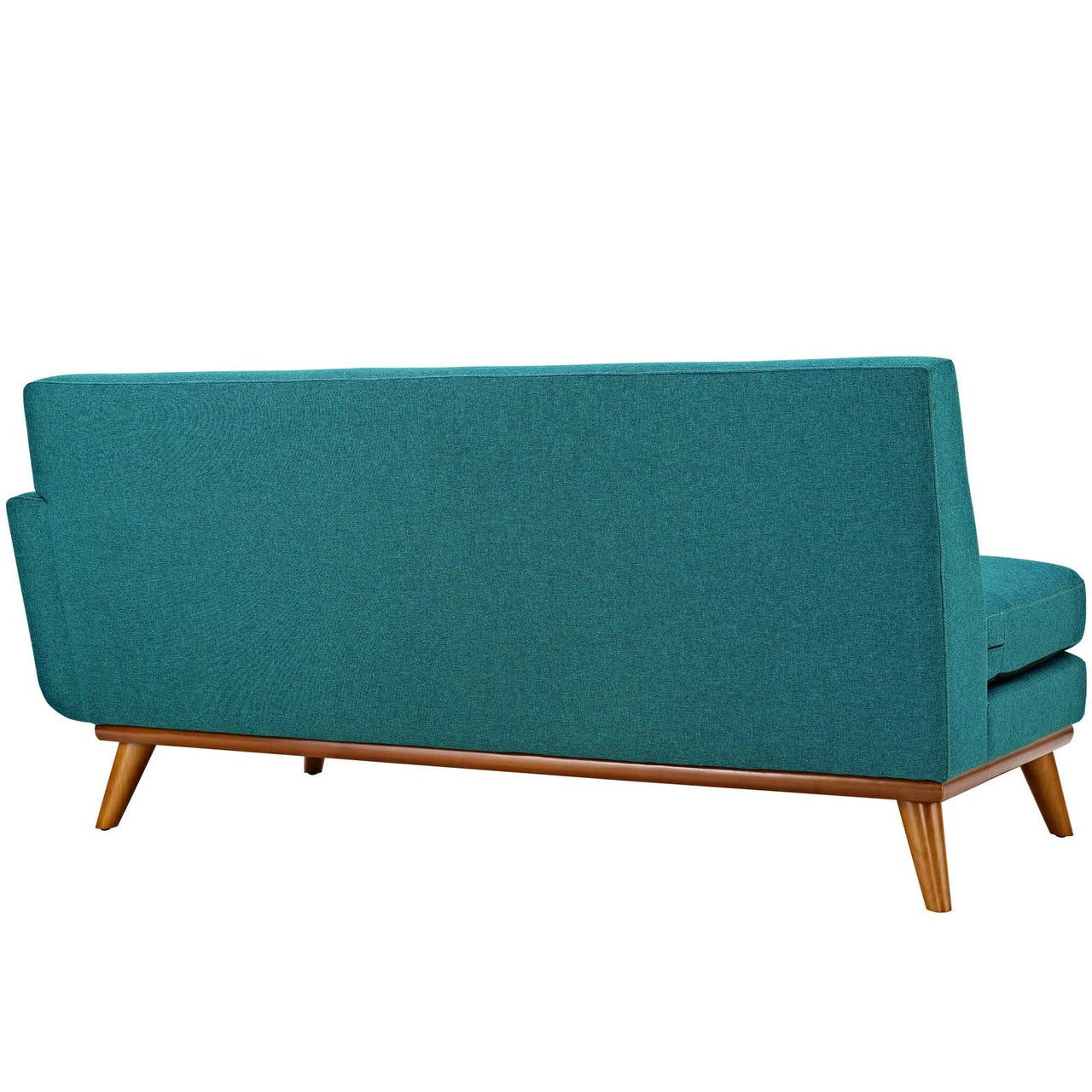 Engage Right-Arm Upholstered Fabric Loveseat, Fabric, Aqua Blue 13313