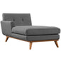 Engage Left-Arm Chaise , Grey, Fabric