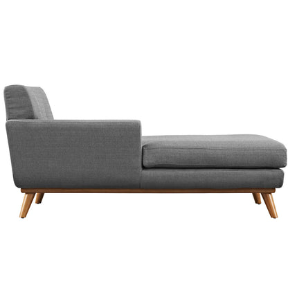 Engage Left-Arm Chaise , Grey, Fabric