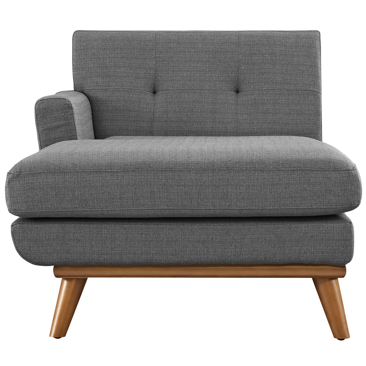 Engage Left-Arm Chaise , Grey, Fabric