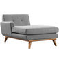 Engage Left-Arm Chaise , Fabric, Grey