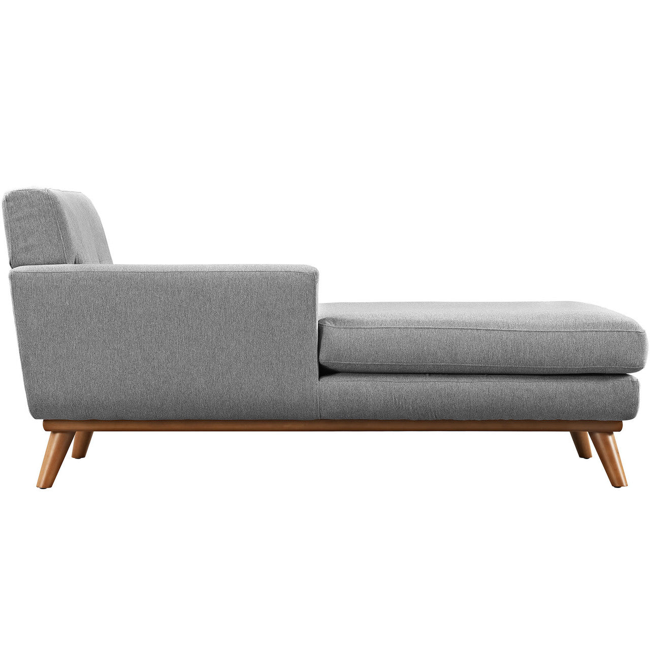 Engage Left-Arm Chaise , Fabric, Grey