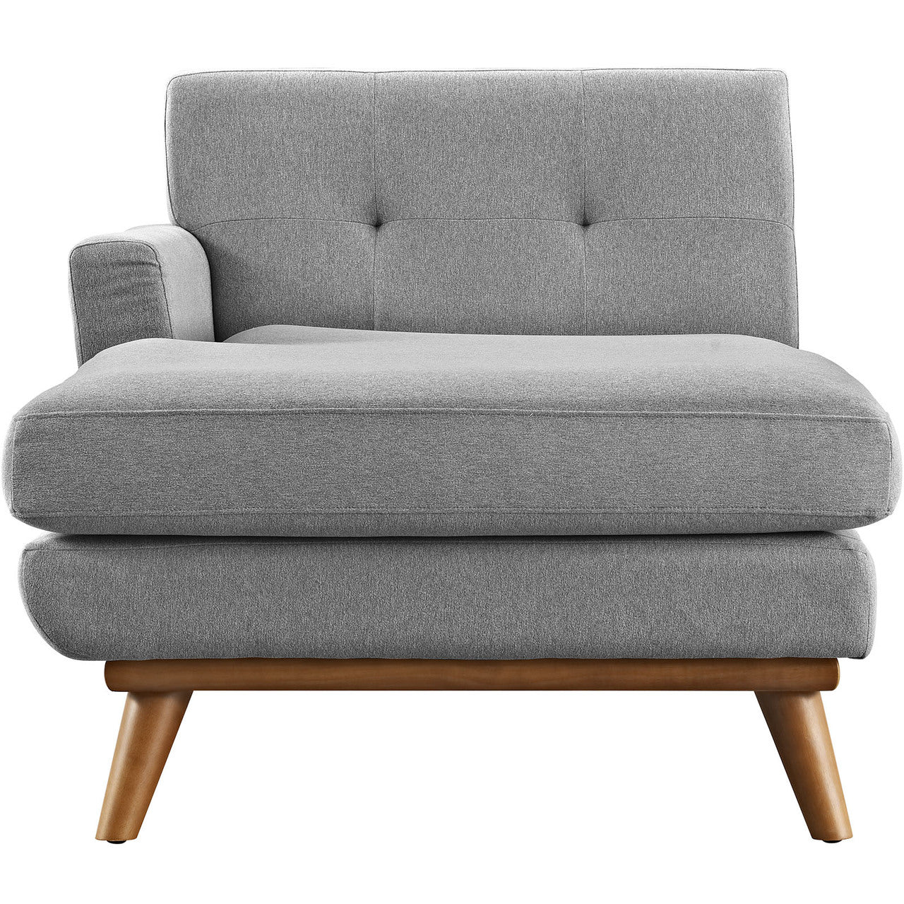 Engage Left-Arm Chaise , Fabric, Grey