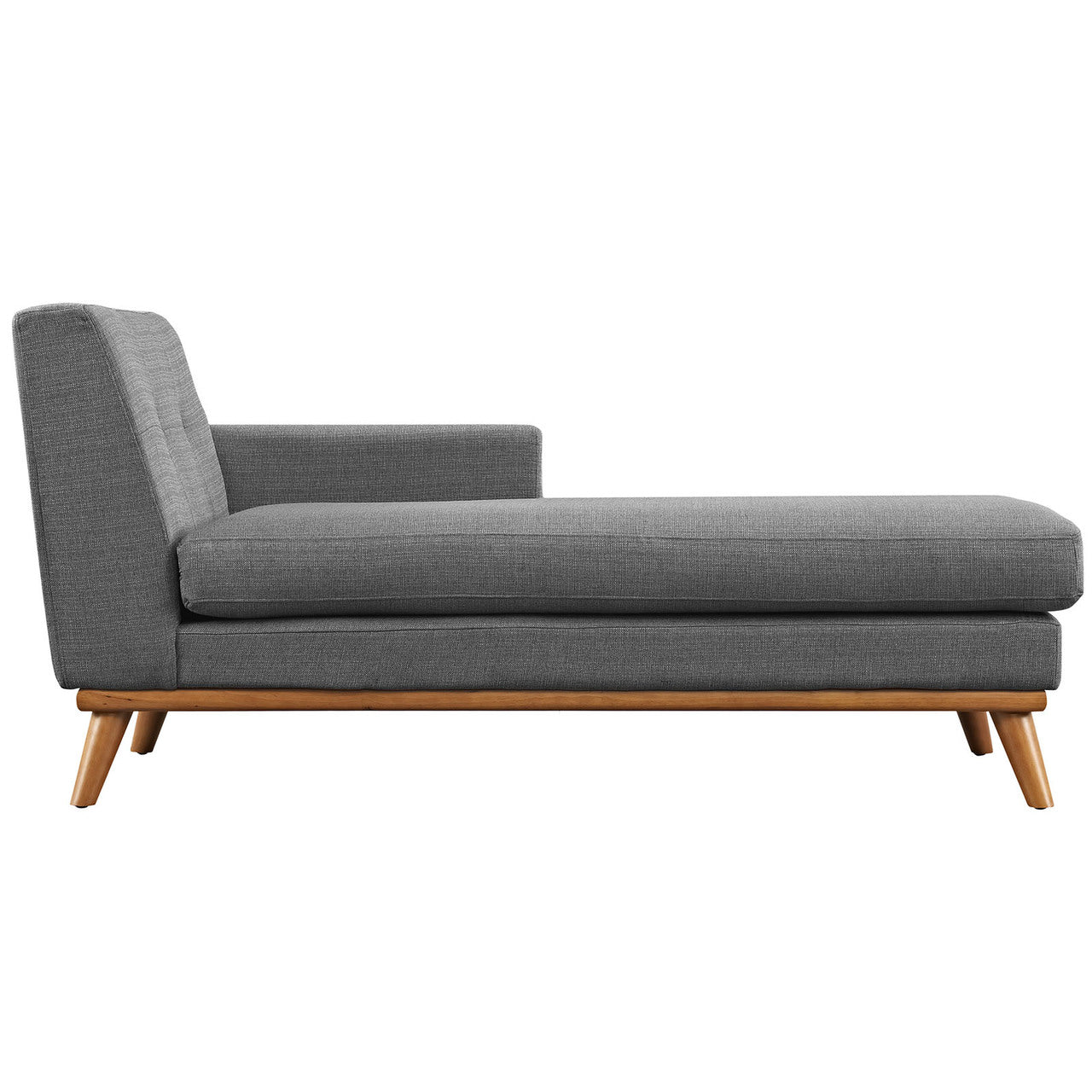 Engage Right-Arm Chaise , Grey, Fabric