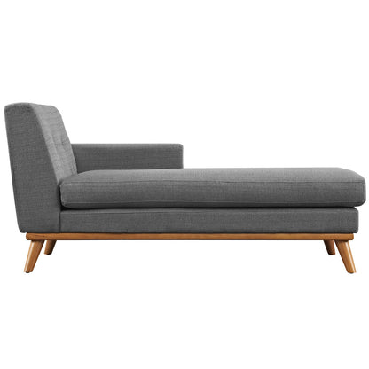 Engage Right-Arm Chaise , Grey, Fabric