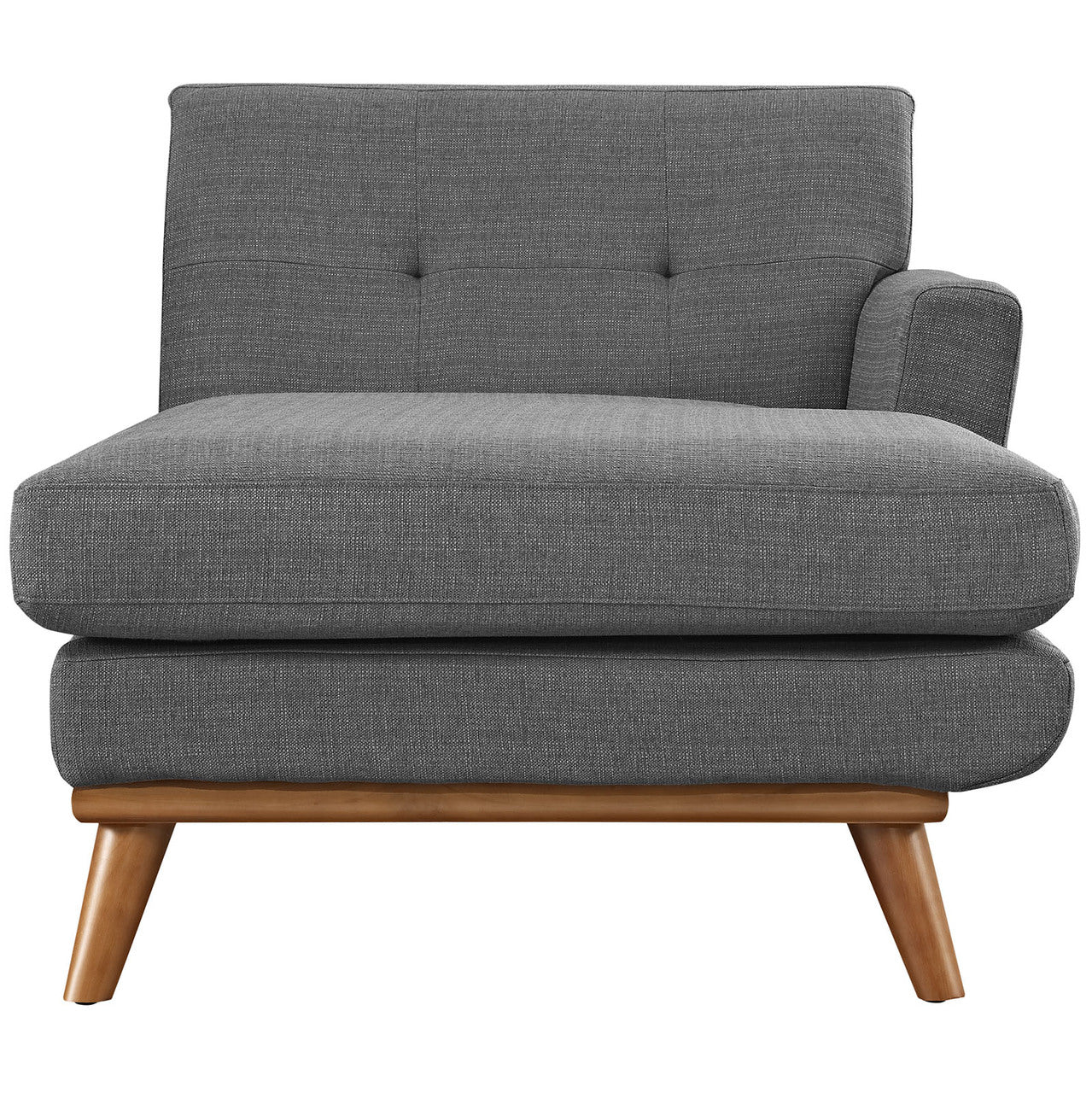Engage Right-Arm Chaise , Grey, Fabric