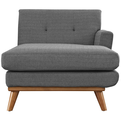 Engage Right-Arm Chaise , Grey, Fabric