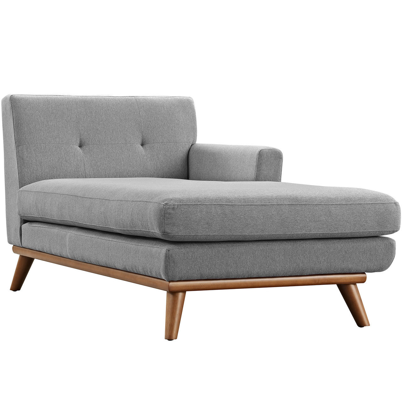 Engage Right-Arm Chaise , Fabric, Grey