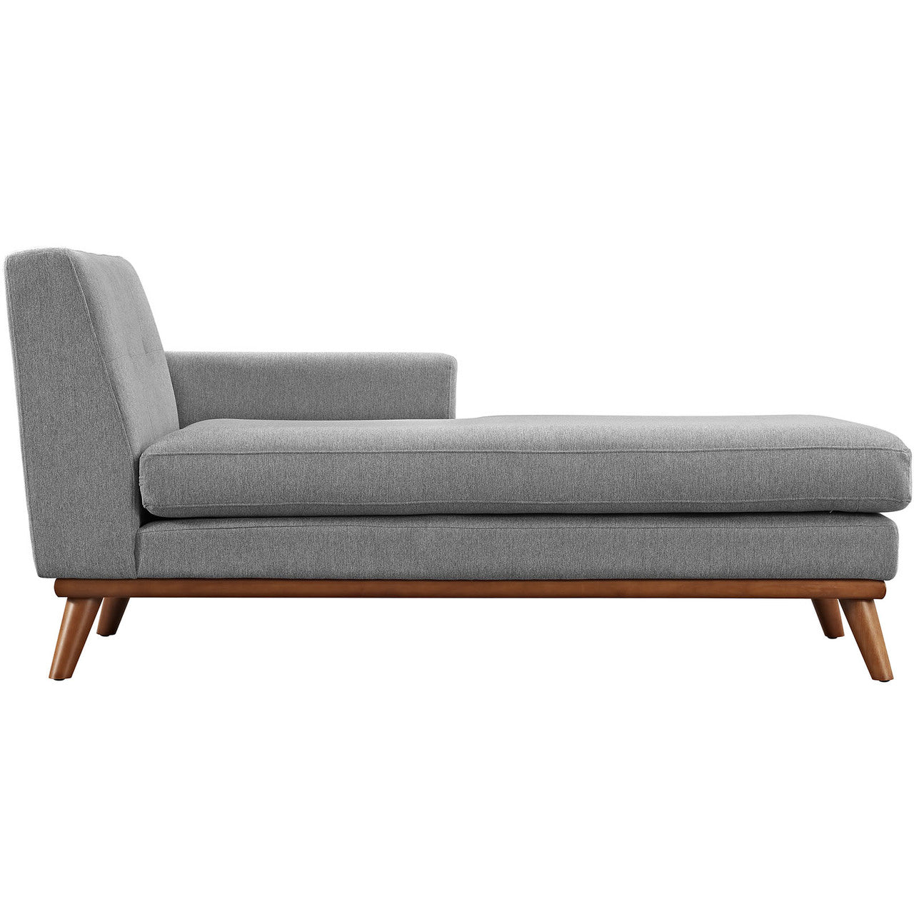 Engage Right-Arm Chaise , Fabric, Grey