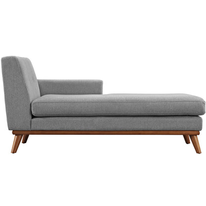 Engage Right-Arm Chaise , Fabric, Grey