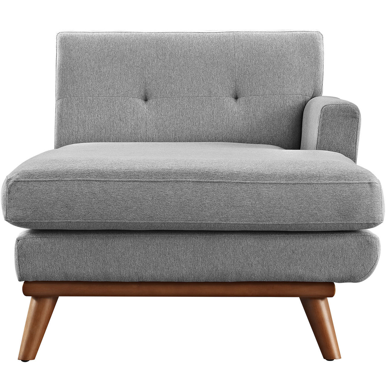 Engage Right-Arm Chaise , Fabric, Grey
