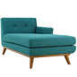 Engage Right-Facing Chaise, Fabric, Aqua Blue 13317