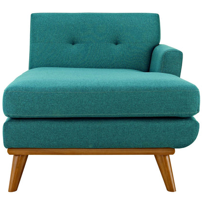 Engage Right-Facing Chaise, Fabric, Aqua Blue 13317